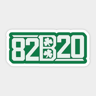 82B20 in White Sticker